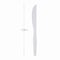 Boardwalk Mediumweight Polystyrene Cutlery, Knife, White, PK1000 BWK KNIFEMWPS - alternate 8